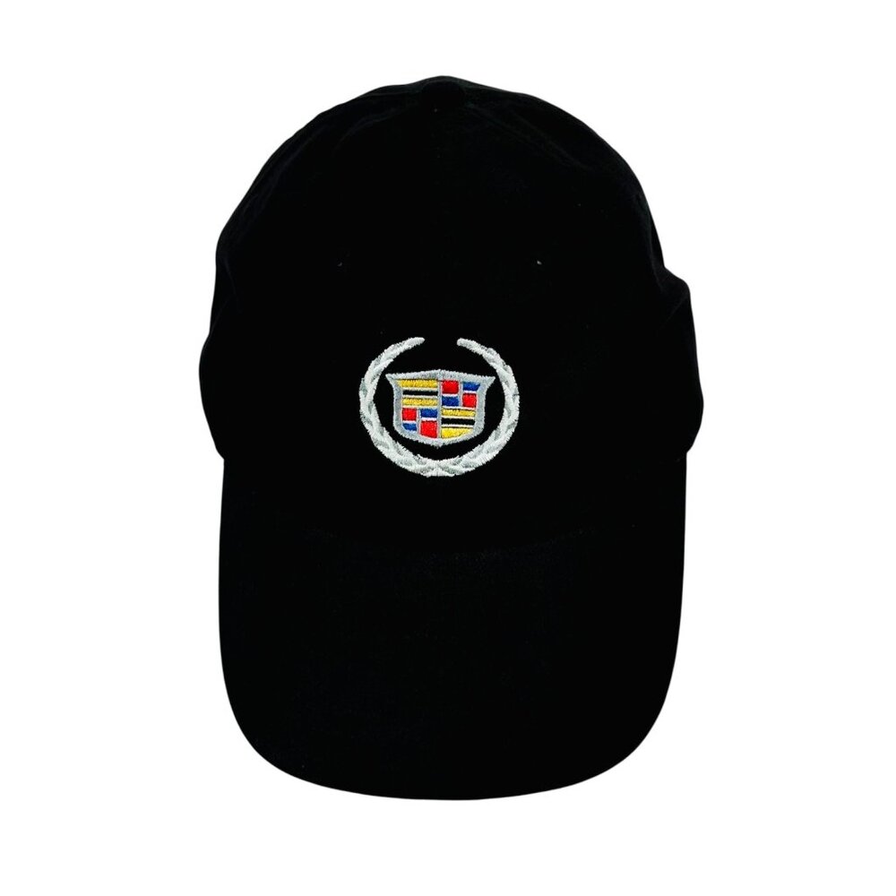 Cadillac Crest Logo Black Adjustable Baseball Hat Cap Luxury Auto Automobiles